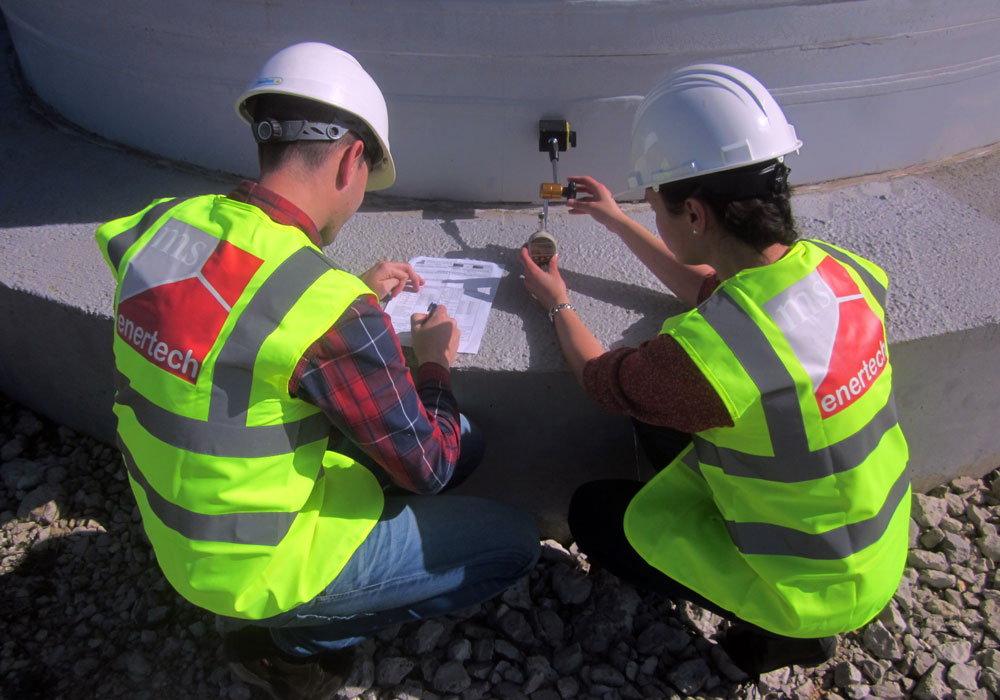 Movements measurament wind turbine