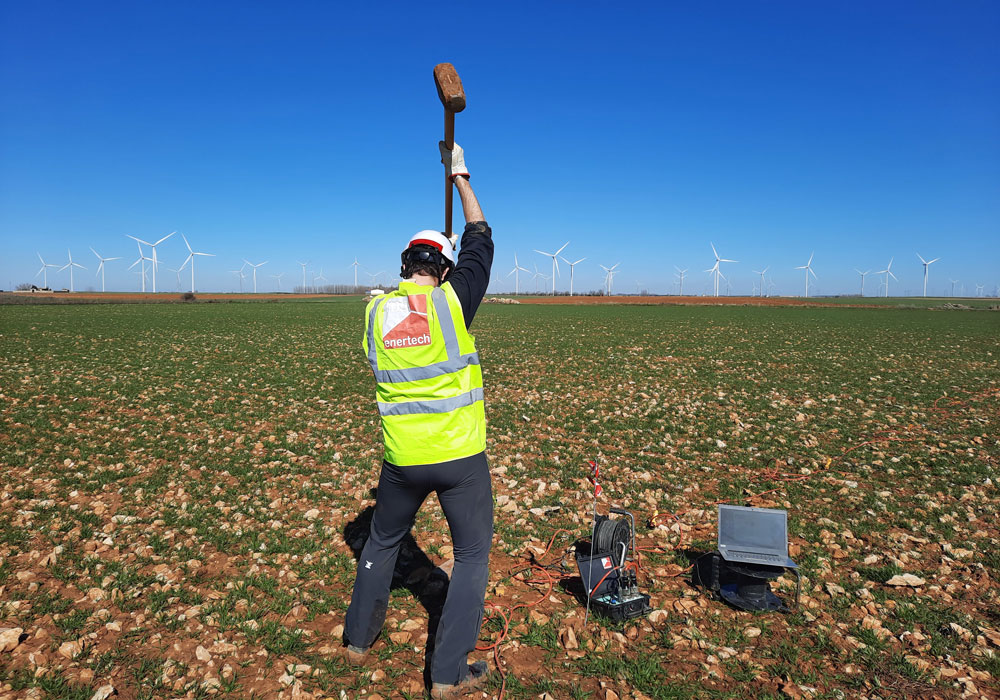 Geophysical studies, seismic refraction and MASW 